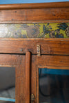 Wooden Vintage Cabinet with Tiles <p>W:98cm D:45cm H:147cm </p>