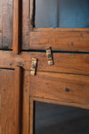 Wooden Vintage Cabinet with Tiles <p>W:98cm D:45cm H:147cm </p>