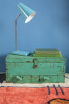 Turquoise Vintage Writing Box with Drawers