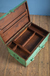 Turquoise Vintage Writing Box with Drawers