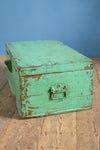 Turquoise Vintage Writing Box with Drawers