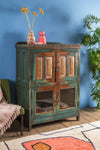 Teal Blue Vintage Cabinet <p>W:94cm D:56cm H:131cm </p>