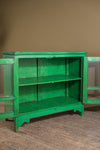 Green Vintage Wooden Cabinet <p>W:125cm D:49cm H:107cm </p>