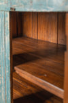 Vintage Pale Blue Wooden Cabinet <p>W:92cm D:57cm H:78cm </p>