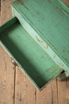 Vintage Light Green Side Table <p>W:56cm D:27cm H:31cm </p>