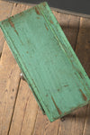 Vintage Light Green Side Table <p>W:56cm D:27cm H:31cm </p>