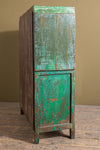 Vintage Green Wooden Cabinet <p>W:78cm D:36cm H:112cm </p>