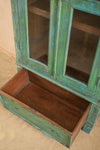 Turquoise Vintage Cabinet <p>W:84cm D:41cm H:175cm </p>