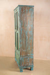 Turquoise Vintage Cabinet <p>W:84cm D:41cm H:175cm </p>