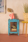 Blue Vintage Showcase <p>W:31cm D:15cm H:50cm </p>