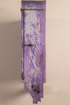 Purple Vintage Wall Showcase <p>W:32cm D:16cm H:69cm </p>