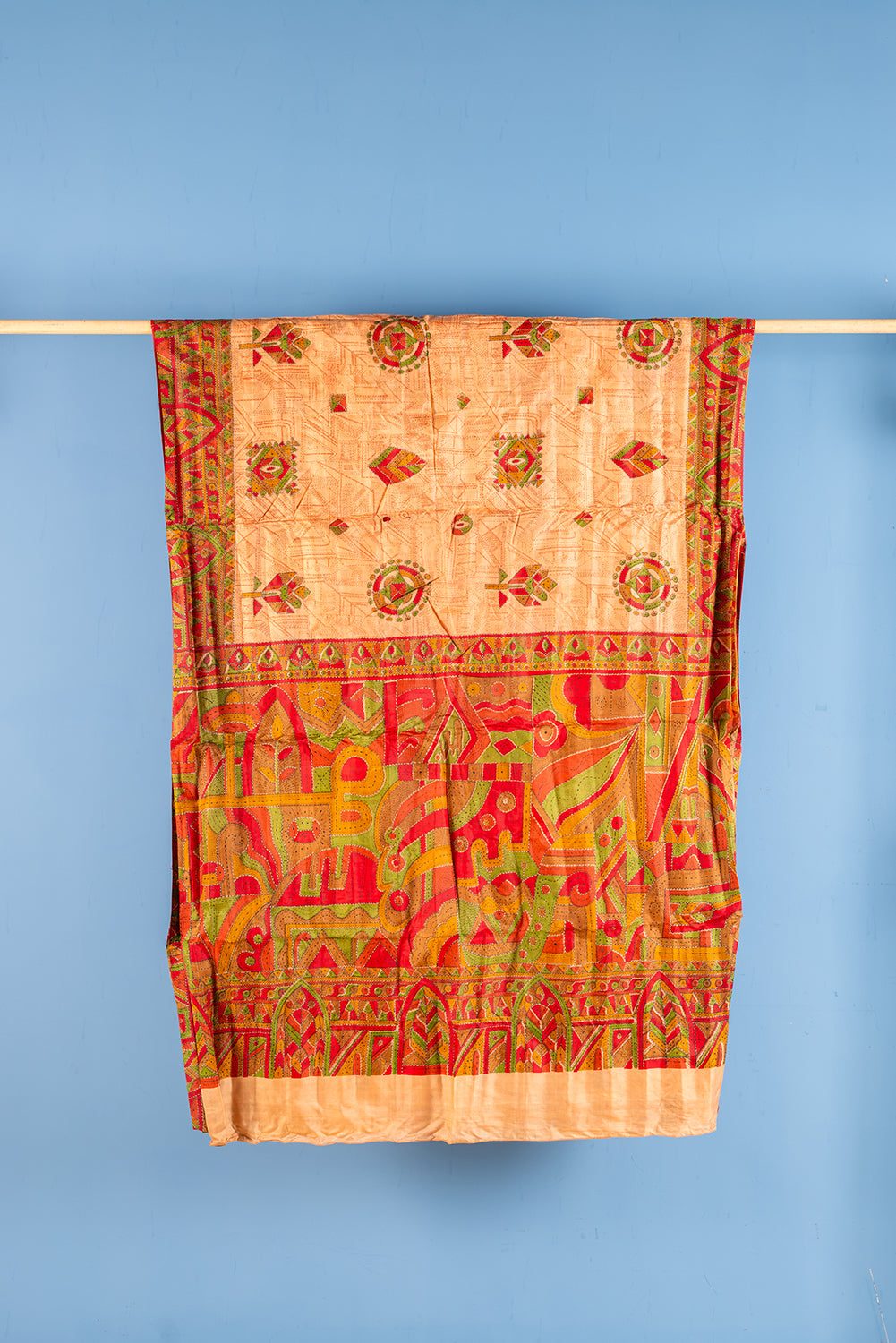 Vintage Silk Sari - 5 Metres Long - 1940