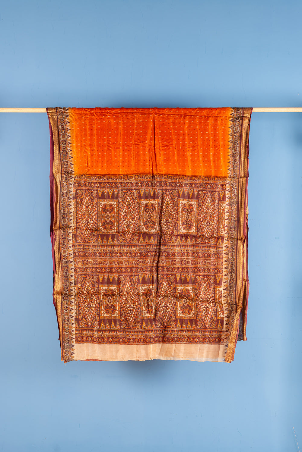 Vintage Silk Sari - 5 Metres Long - 1947