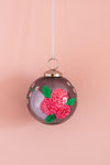 Flower Trio Hand Painted Bauble