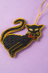 Fancy Black Cat Decoration (Virgin Plastic Free)