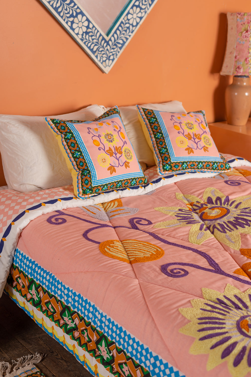 Passion Flower Bed Linen  Bed, Linen bedding, Bedding shop