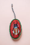 Embroidered Bug Hanging Ornament