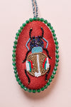 Embroidered Bug Hanging Ornament